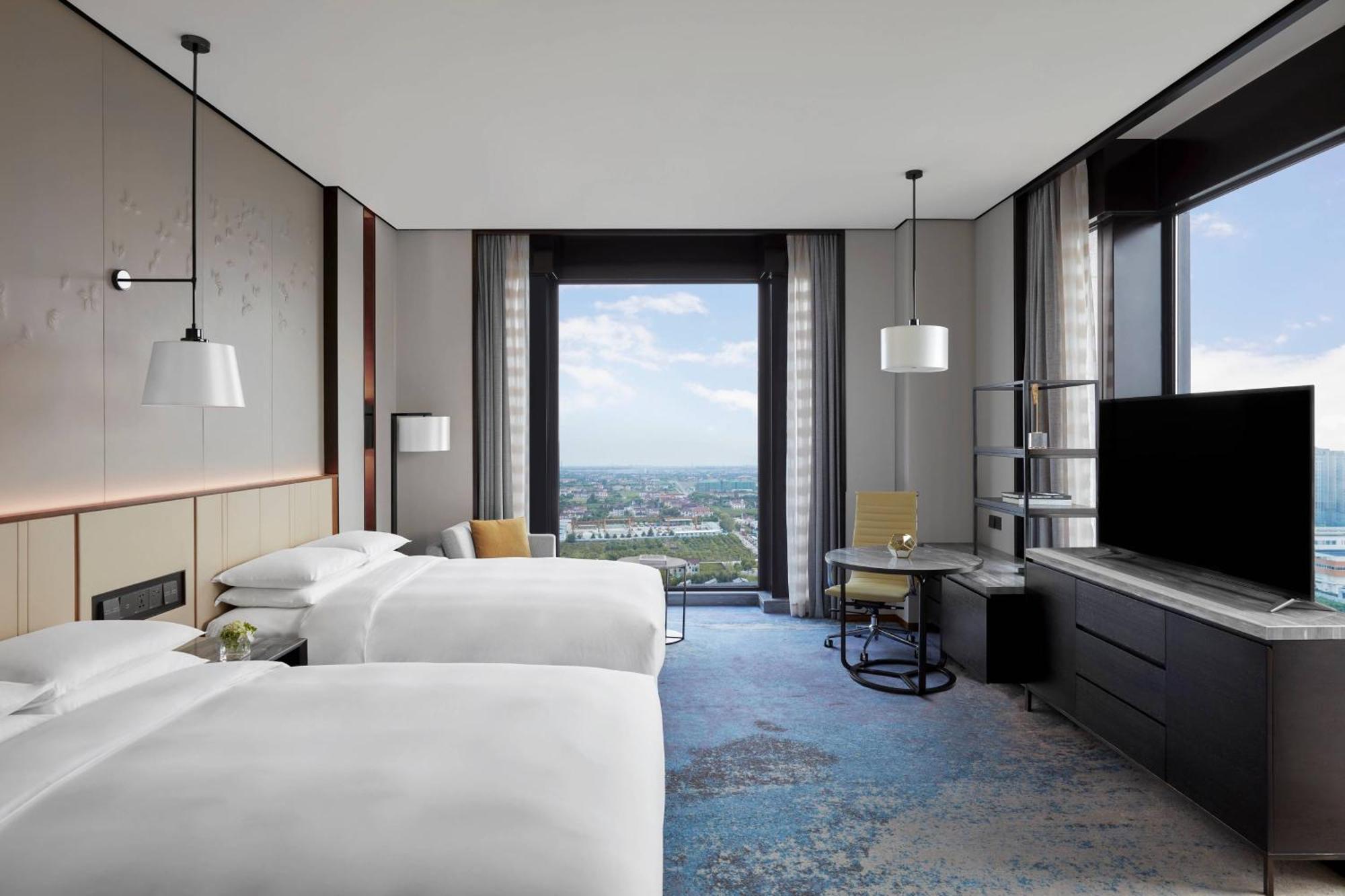 Shanghai Marriott Hotel Pudong South Nanhui Exterior photo