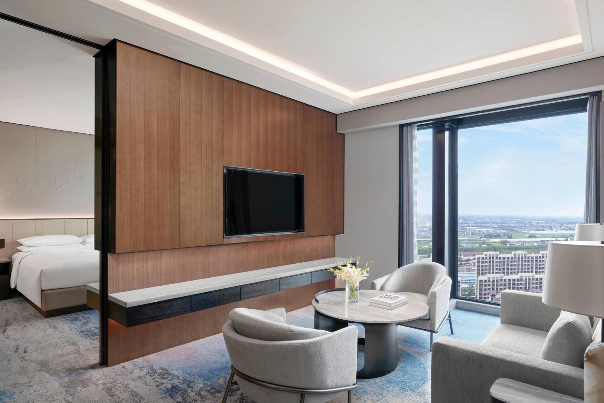 Shanghai Marriott Hotel Pudong South Nanhui Exterior photo